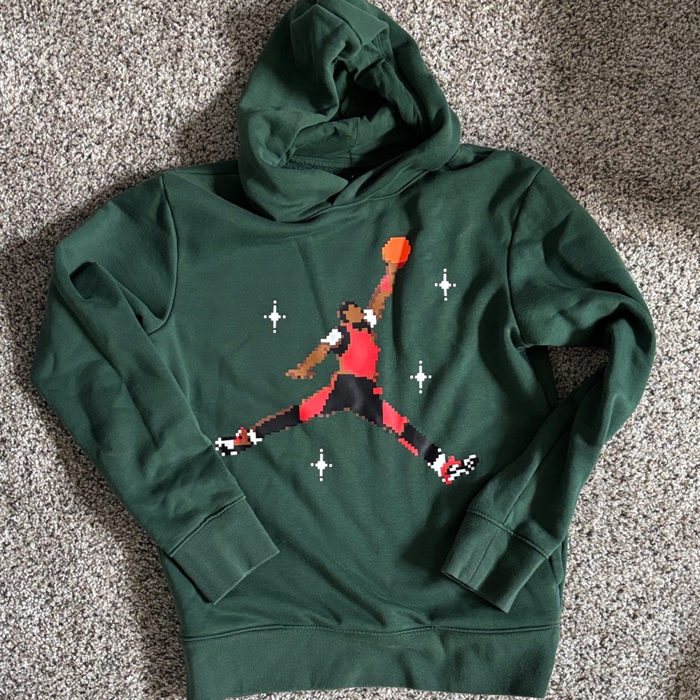 Jordan Green Graphic Hoodie